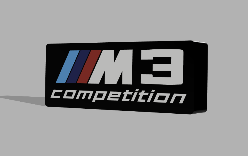 M3 Competition Lamp
