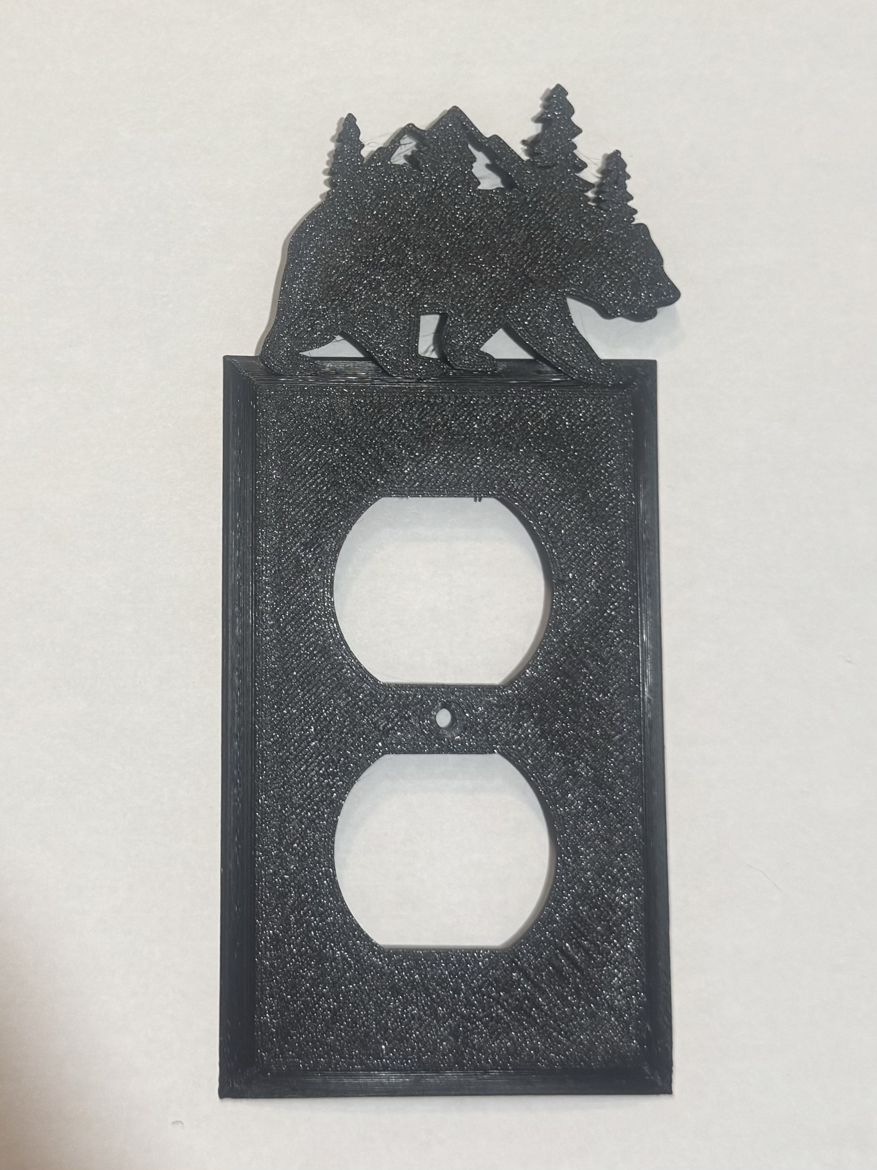 Decorative Bear Outlet Cover