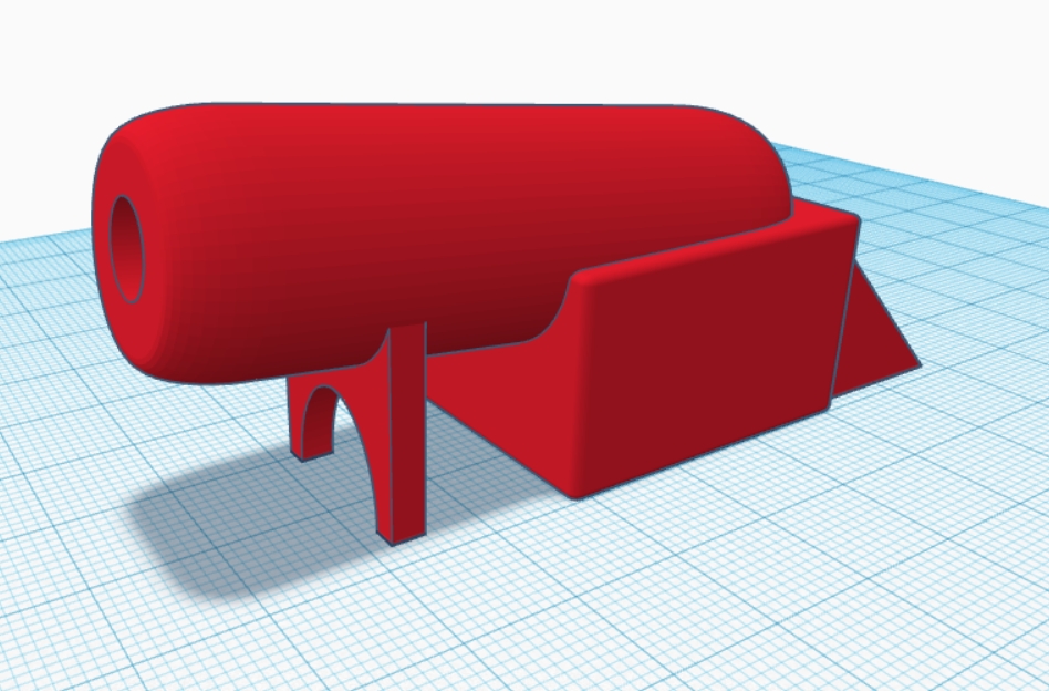 Miniatura 2 do modelo 3D mini firecracker cannon
