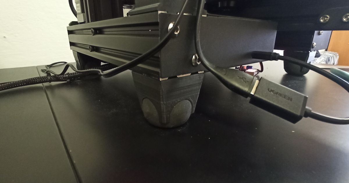 Ender 3 Feets for squash balls by BigSm0k3 Download free STL model