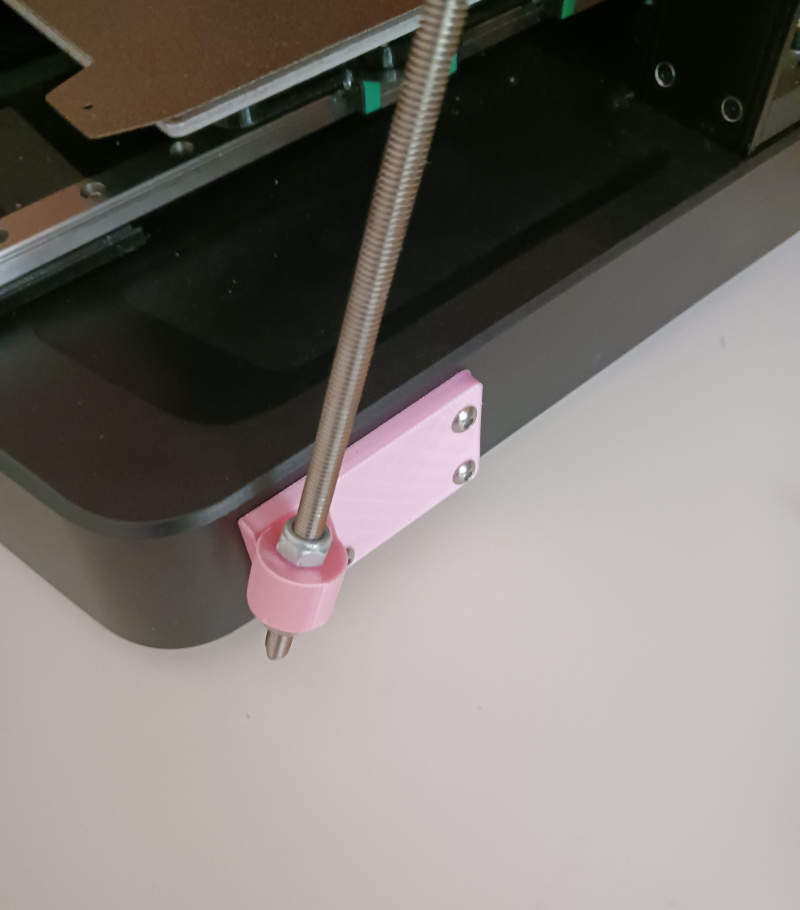 M6 bottom mounts for Ender 3 v3 se ke gantry support 3D model thumbnail