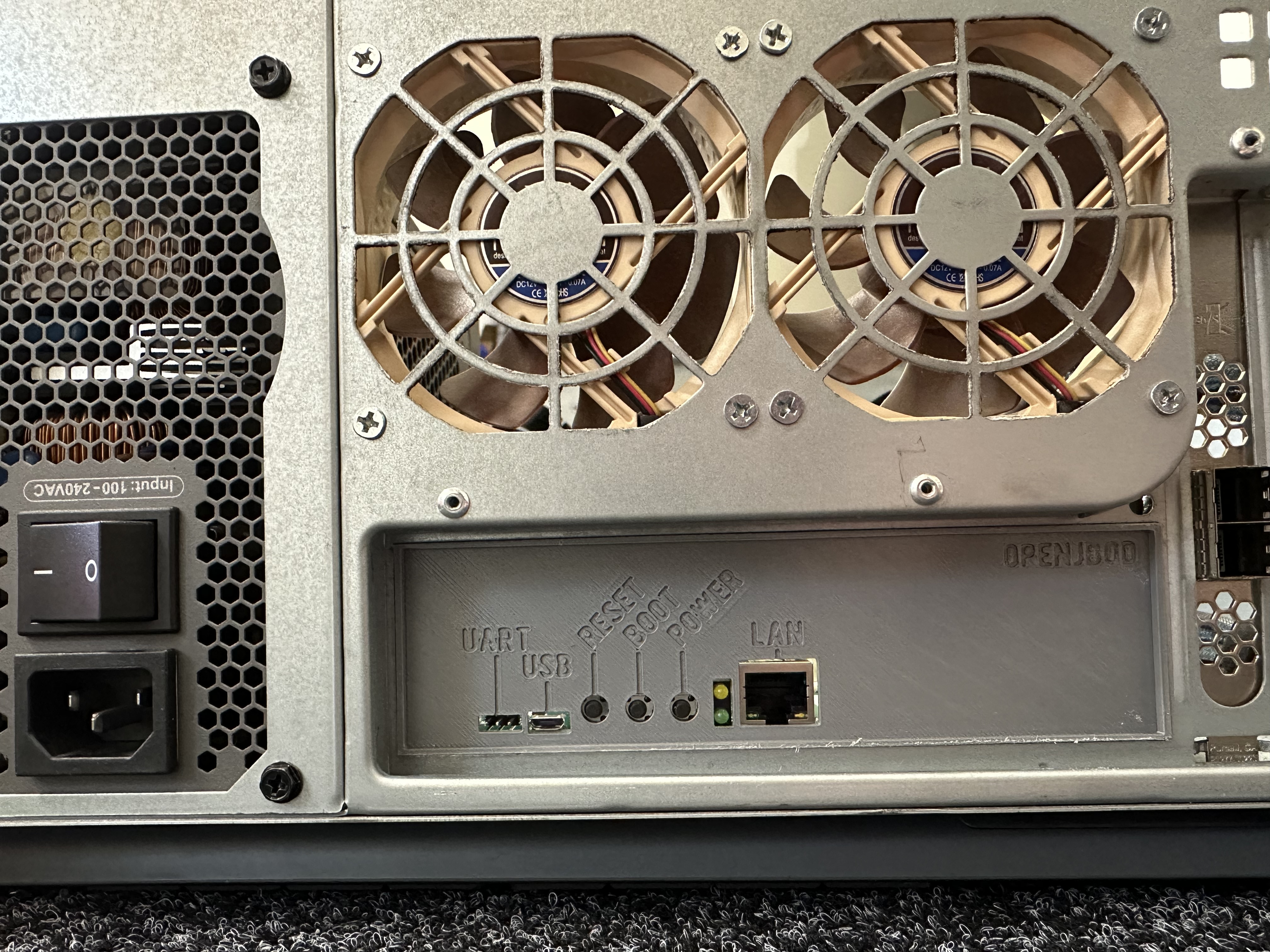 OpenJBOD IO Shield