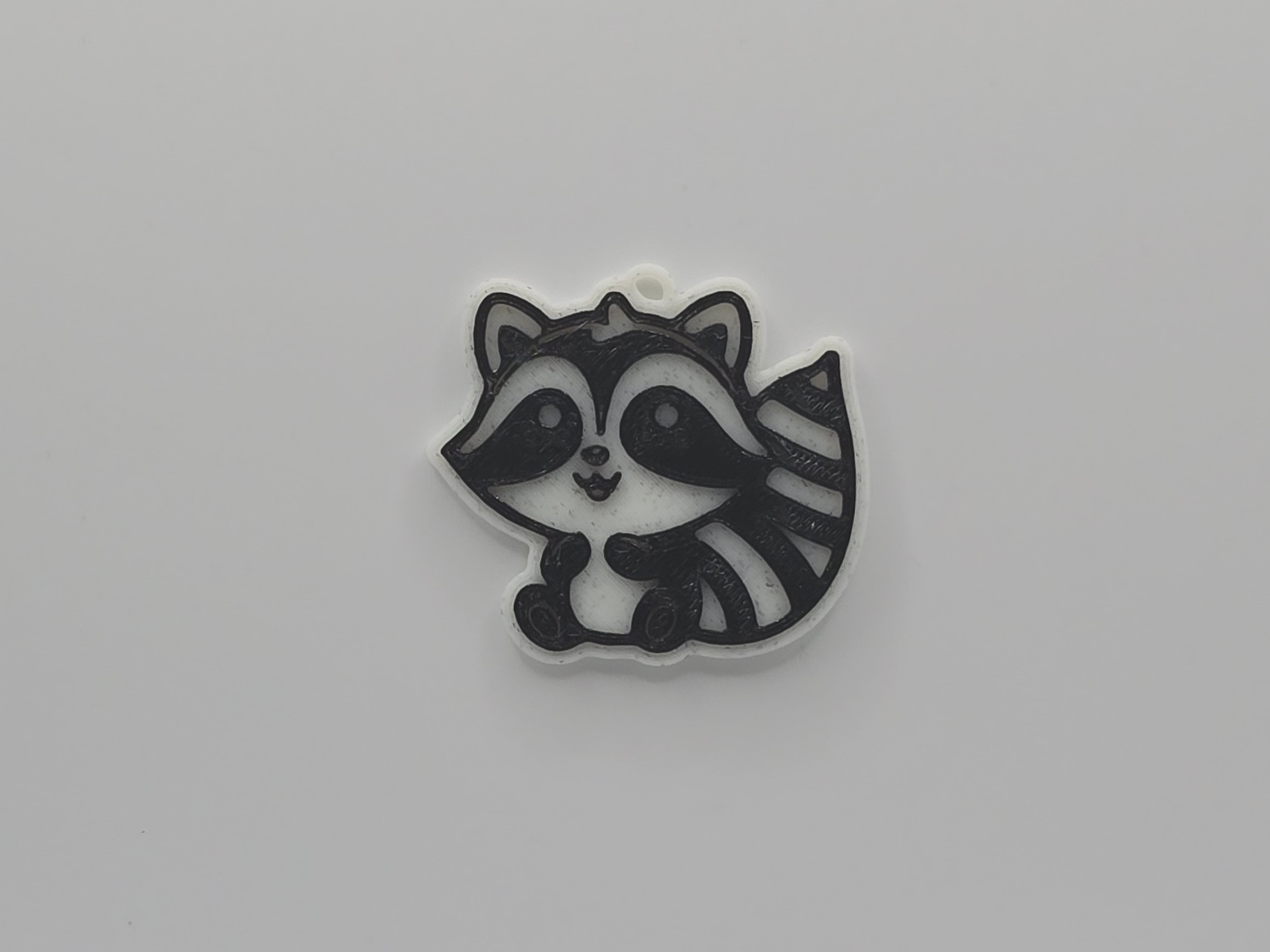Cute Raccoon Keychain