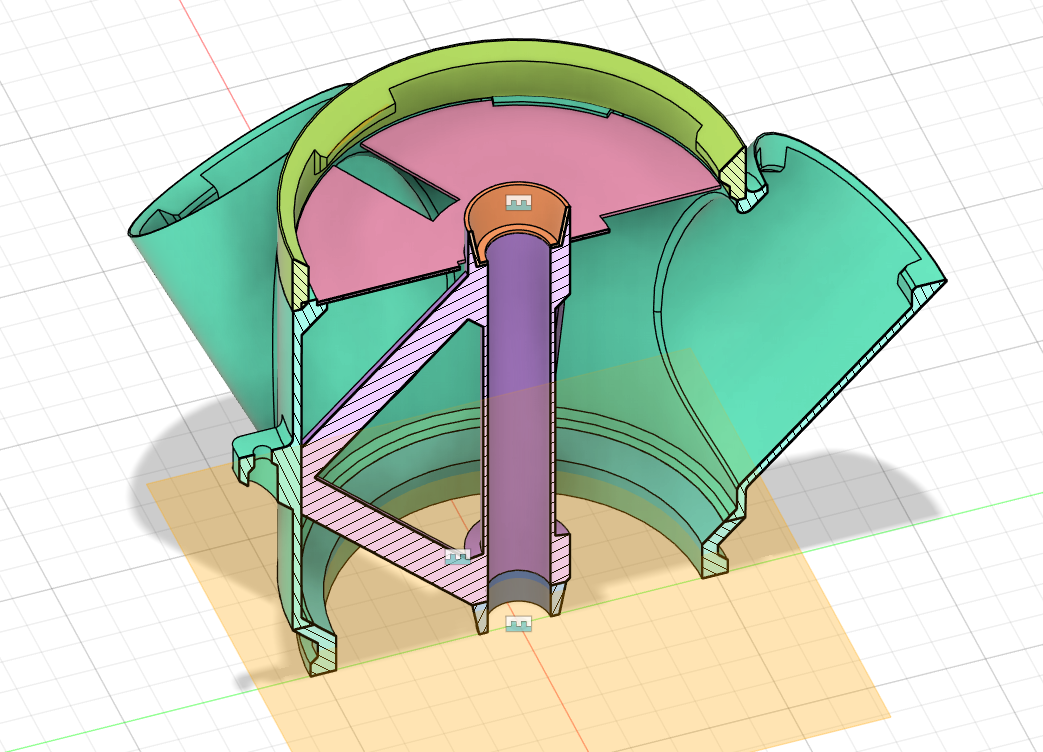 Hydroponic tower system - no pipe required. Fusion files included. — thumbnail 4