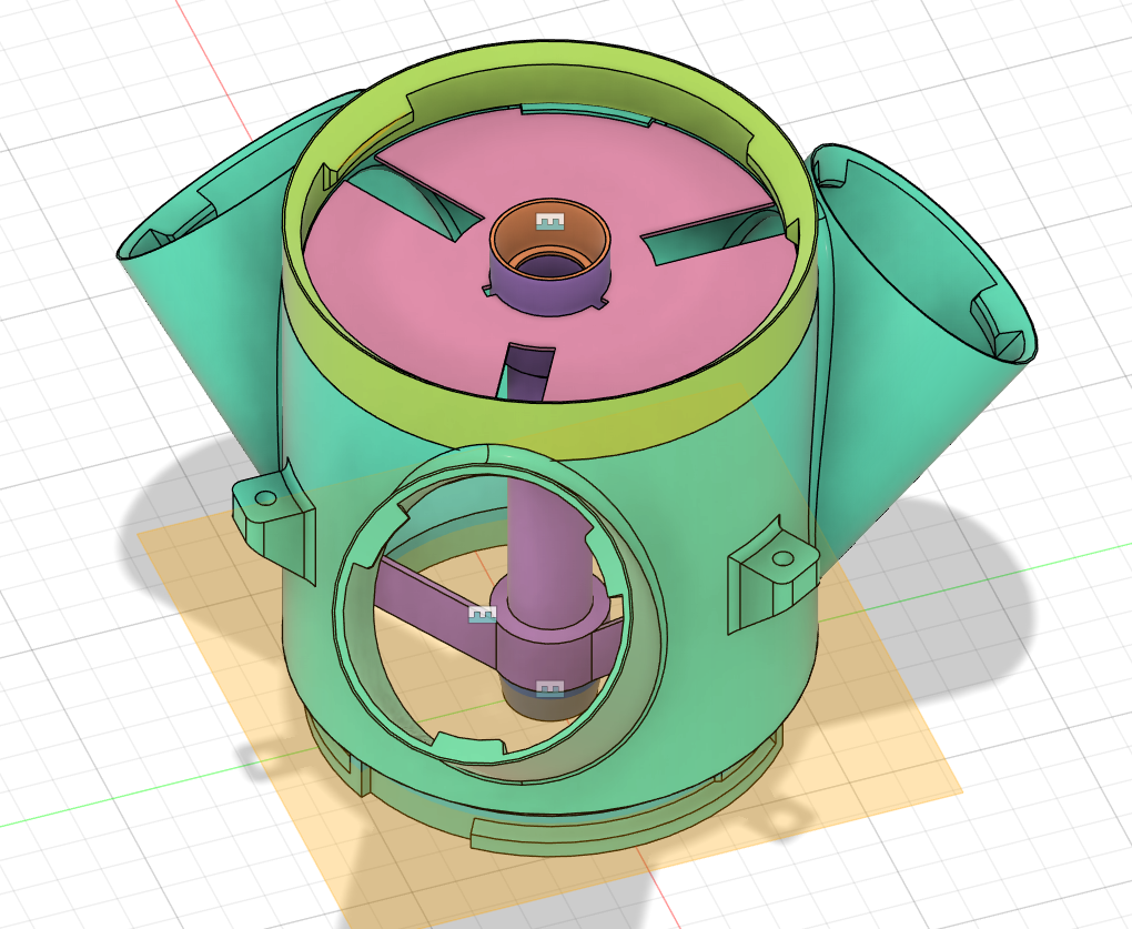 Hydroponic tower system - no pipe required. Fusion files included. — thumbnail 2