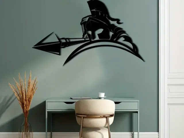 Spartan Warrior Wall Art