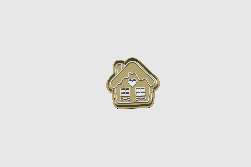 Gingerbread house cookie cutter