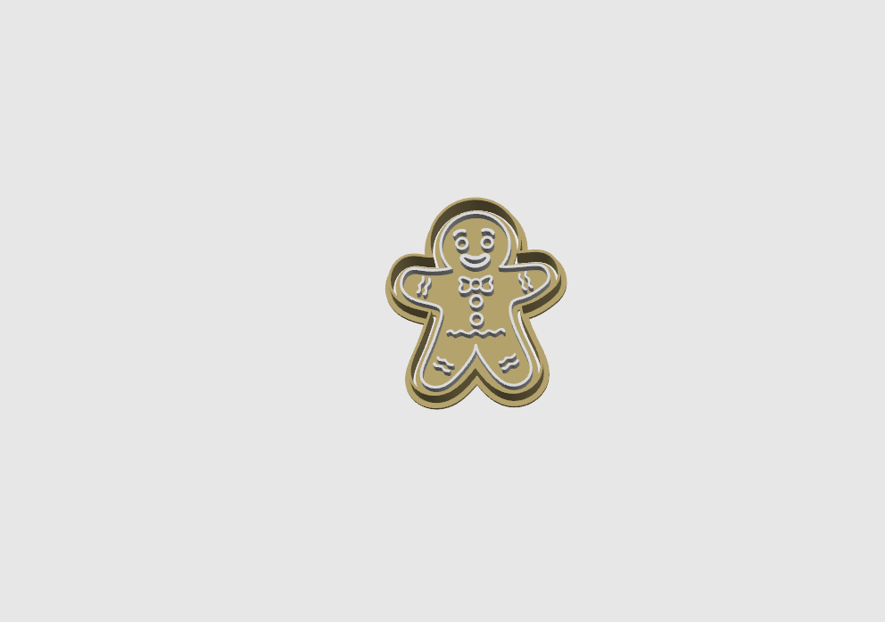 Gingerbread cookie cutter