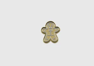 Gingerbread cookie cutter