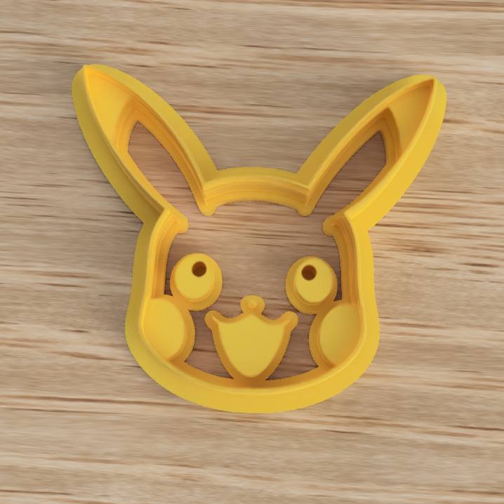 Pikachu cookie cutter stamp Pokemon biscuit