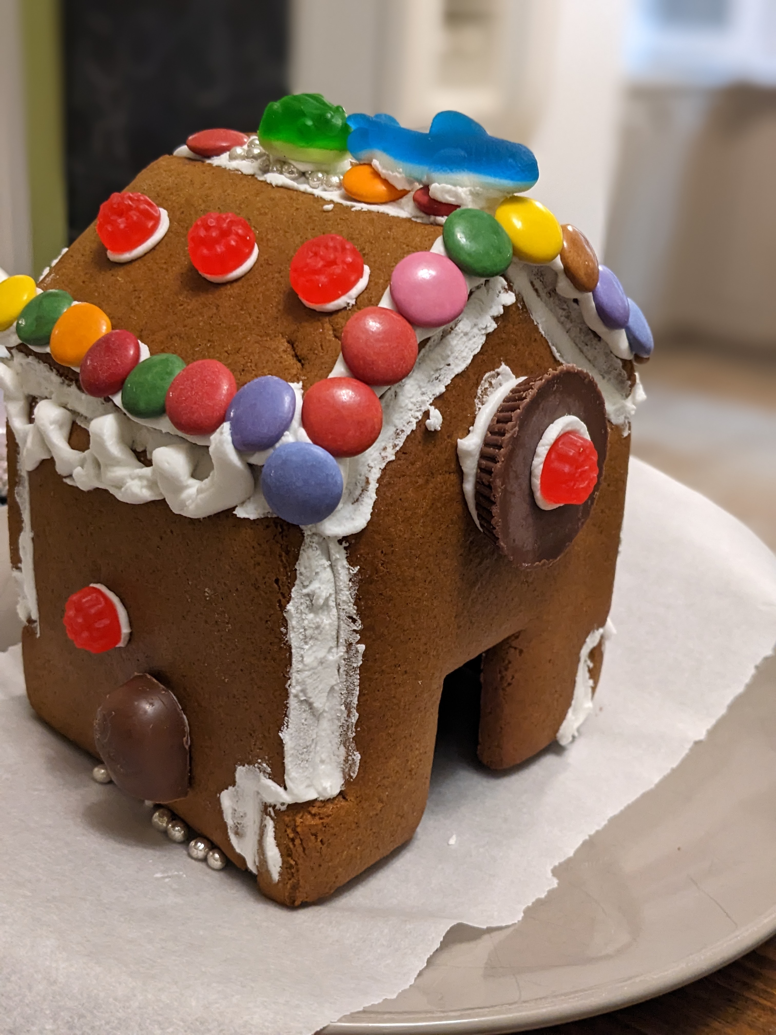 Interlocking Ginger Bread House Cookie Cutter — miniatura 2