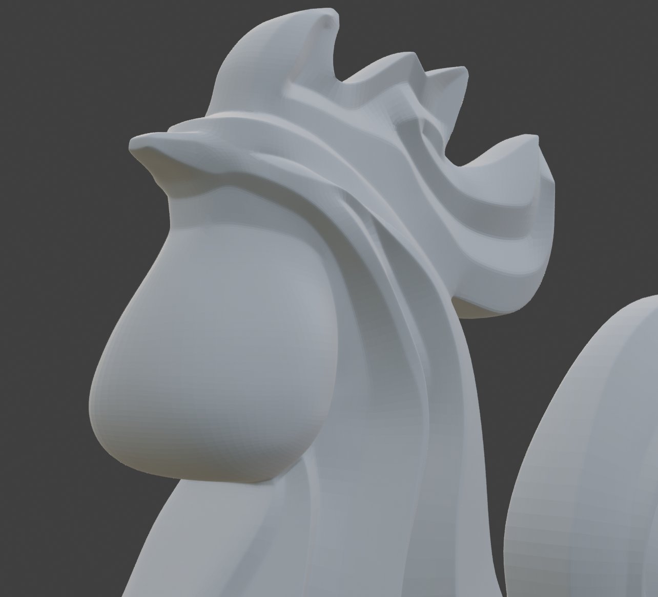 Miniatura 4 do modelo 3D Regal Rooster