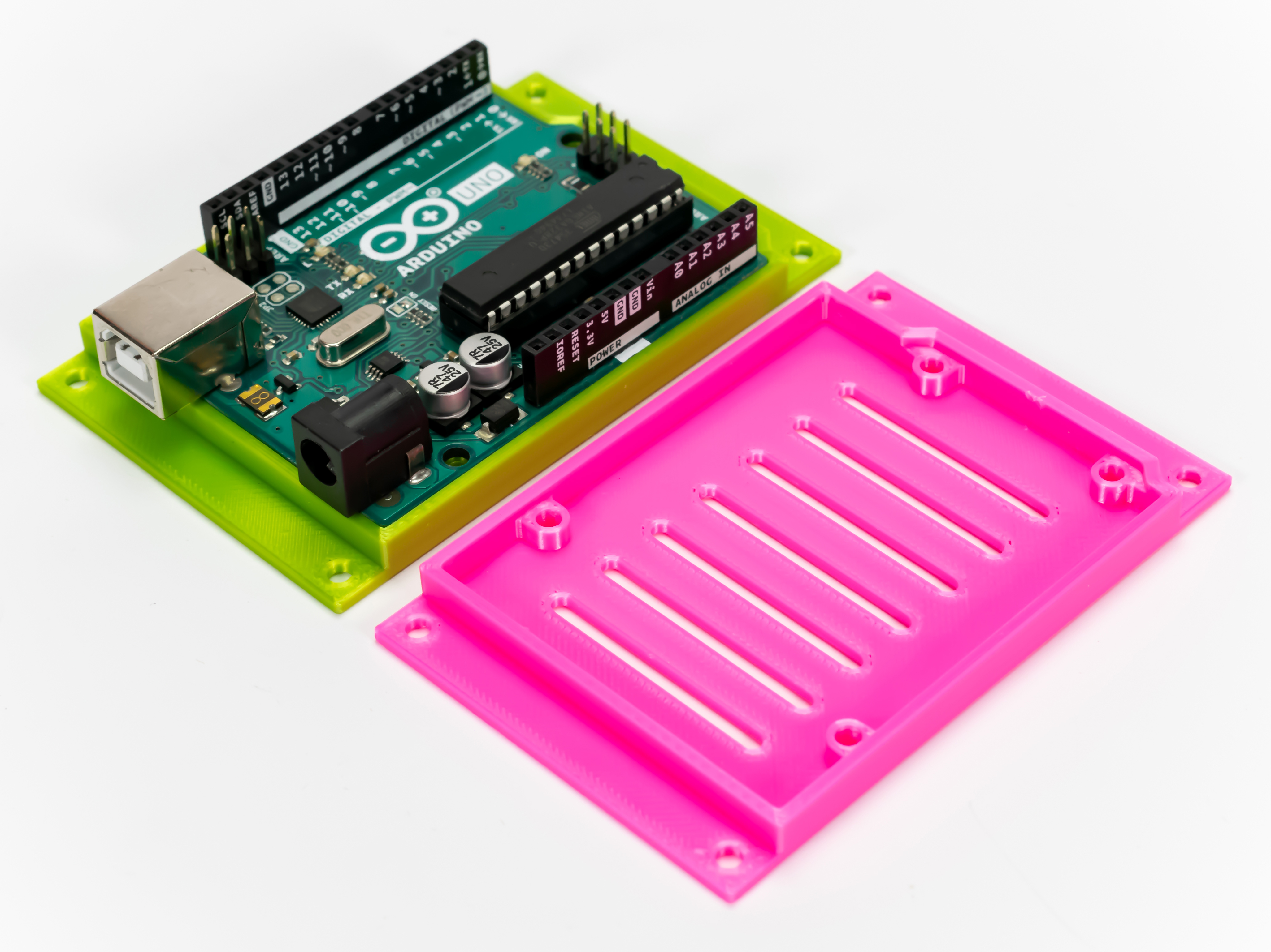 Enclosure for Arduino Uno form factor boards