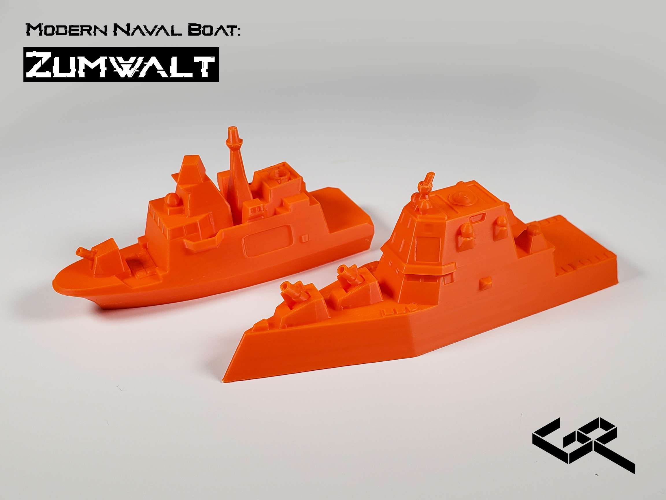 Modern Naval Boat: Zumwalt (USA) por GP3D | Descargar modelo STL ...