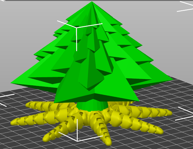 Articulated Spruce with screw