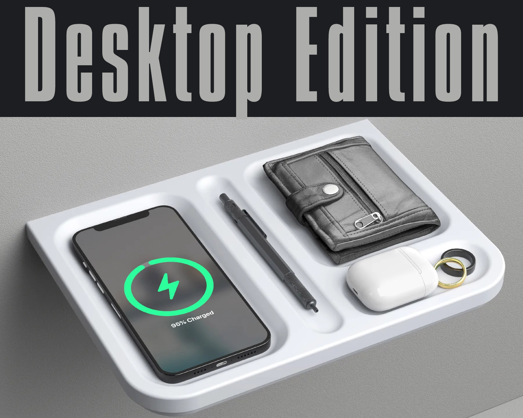 Wireless Charging Shelf - Desktop Edition (v0.9 Beta)