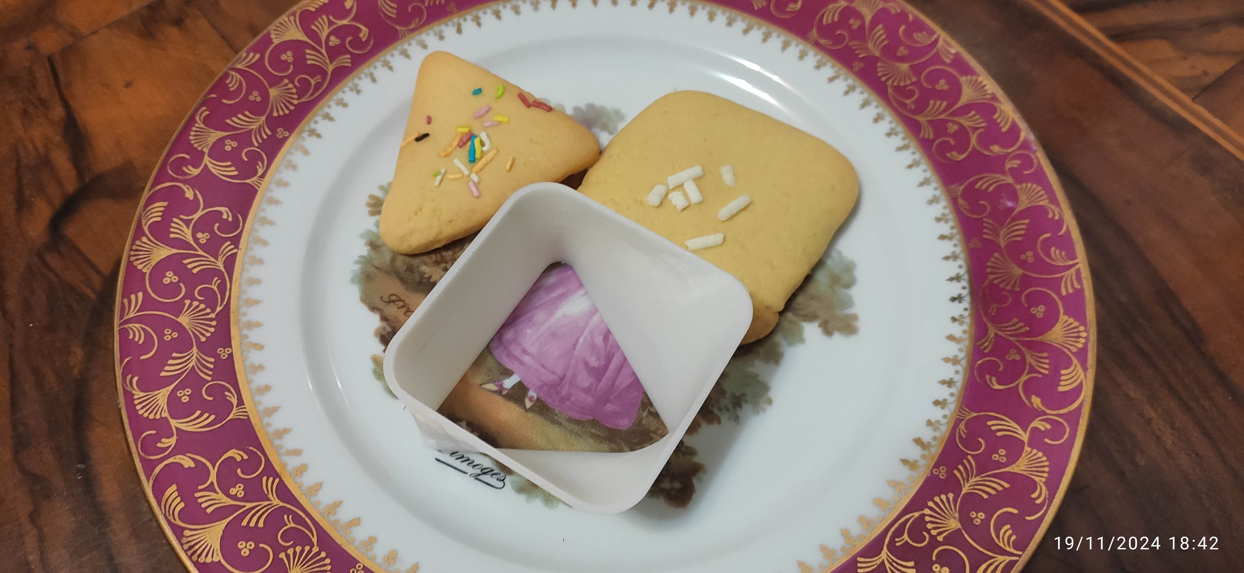 Miniatura 4 do modelo 3D cookie cutter double side square-triangle
