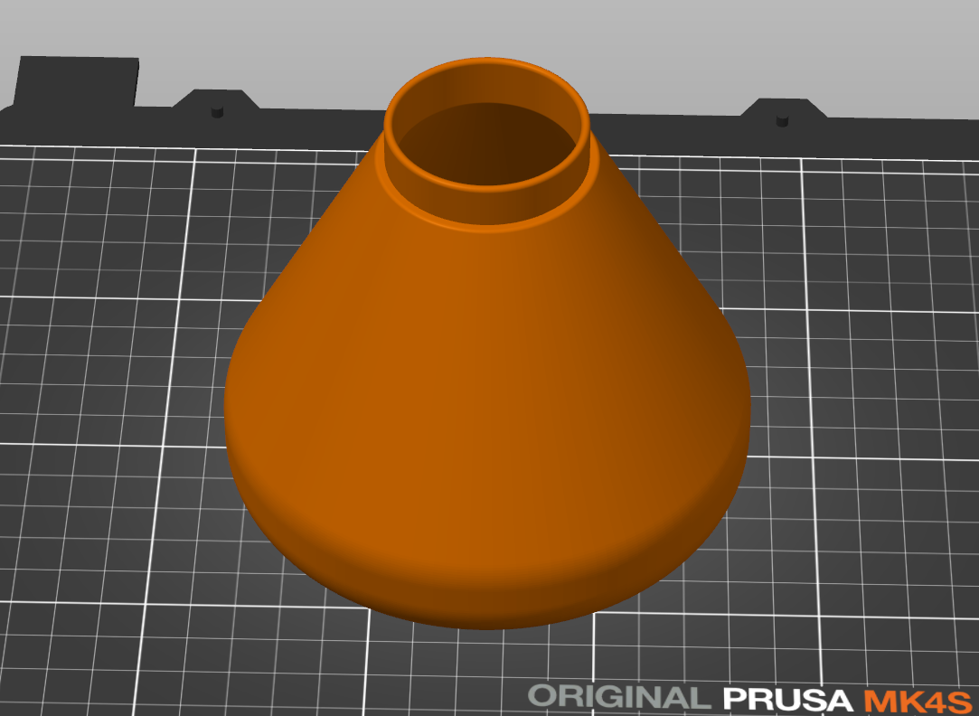 Antisplash funnel for washer fluid