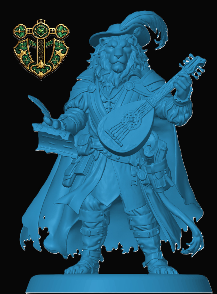 Leonin bard