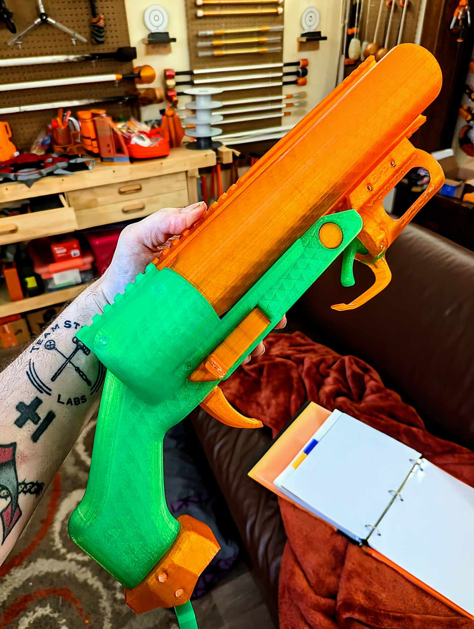 Libra Double Barrel 40wad Launcher - P1S/A1 Compatible Mashup