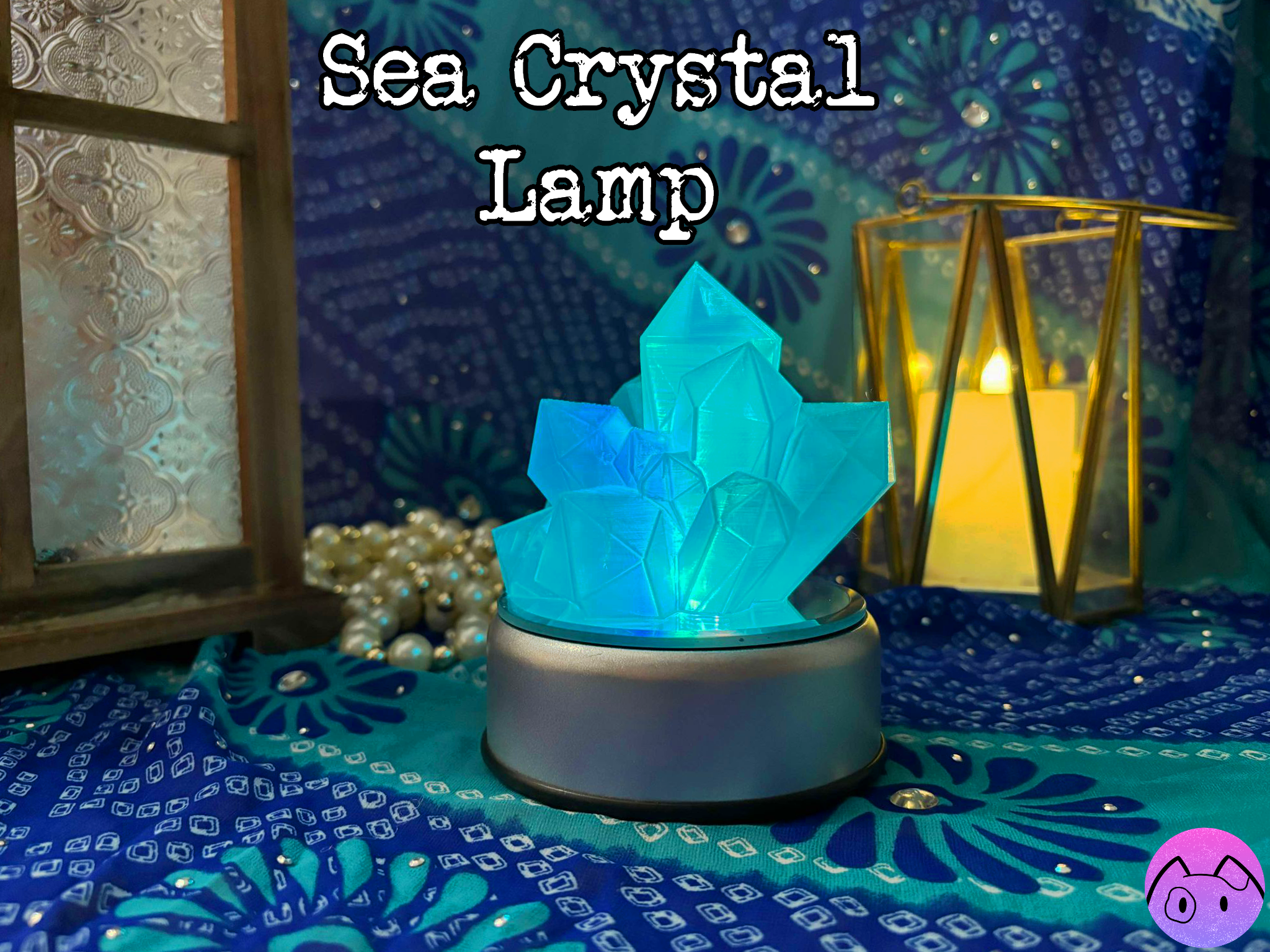 Sea Crystal Lamp