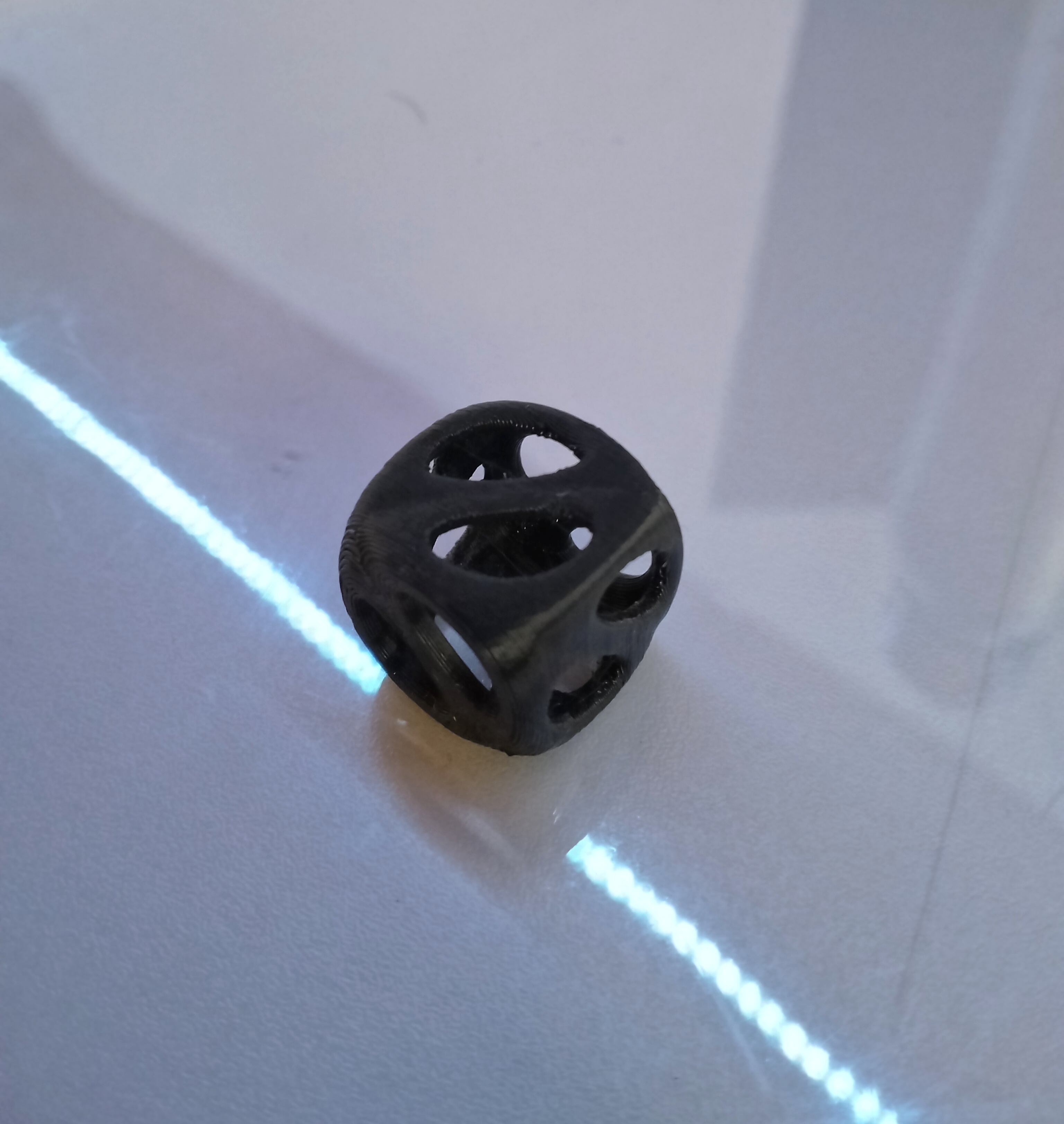 organic voronoi cube - test print