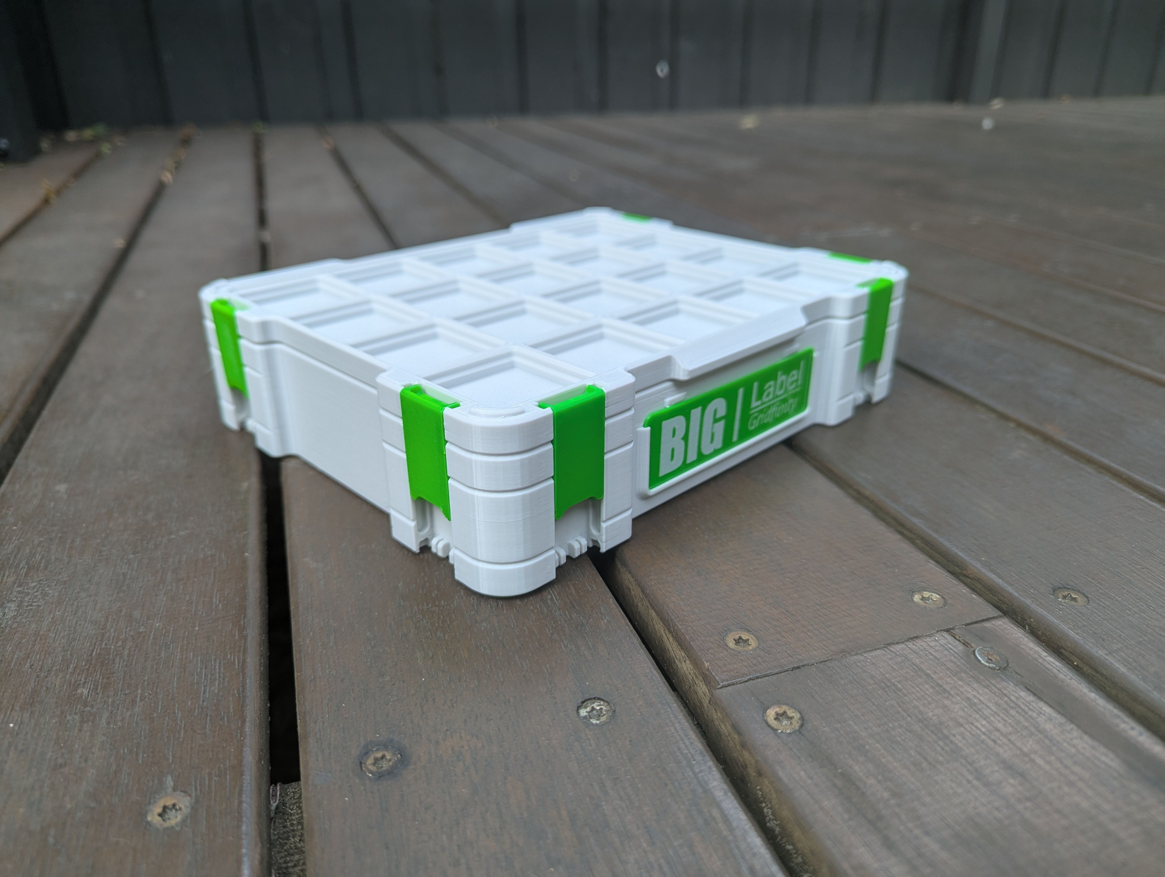 Gridfinity Storage Box big label