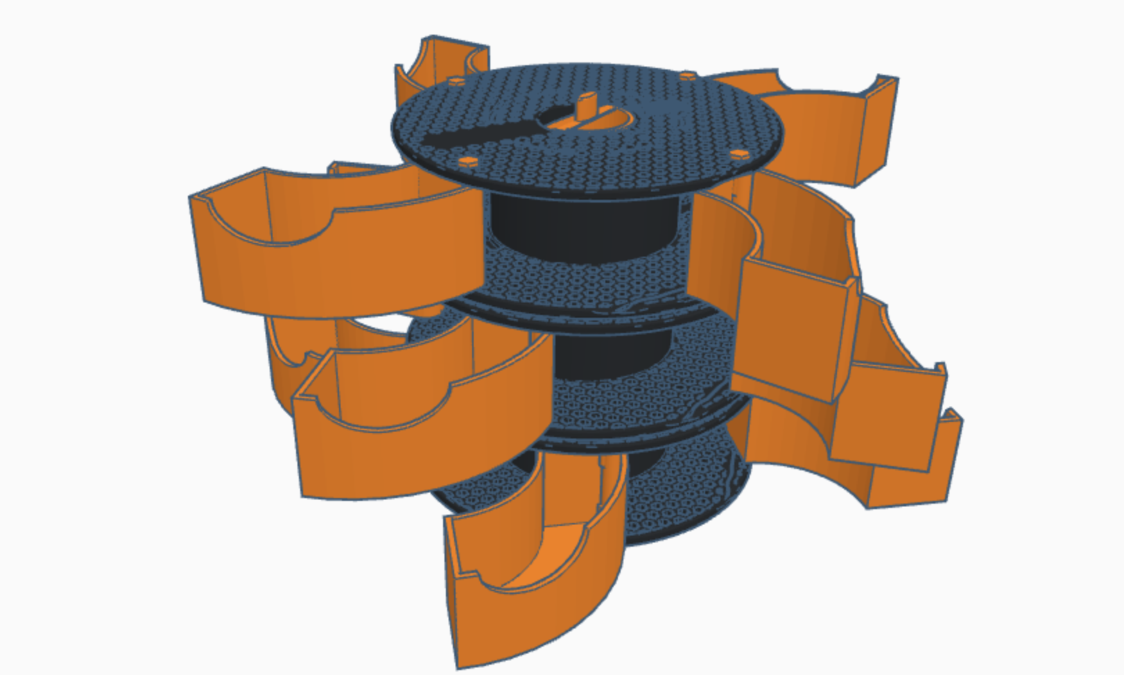 Rotating stackable Prusament spool swing-out storage — miniatura 5