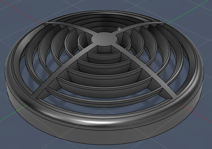 Another round duct for Enclosure heater