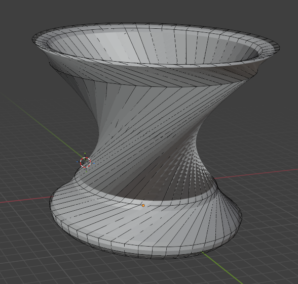 Torture vase of twist