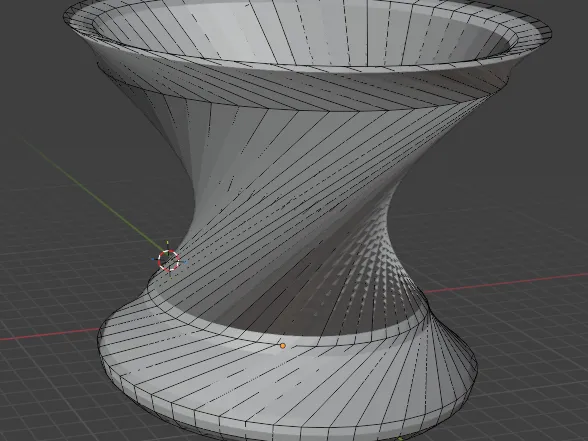 Torture vase of twist