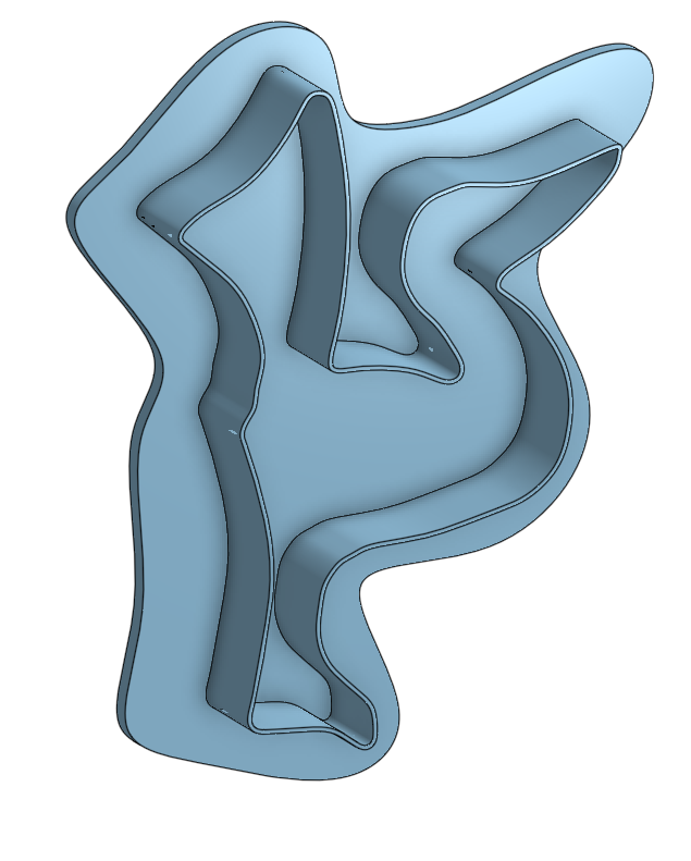 Miniatura 2 do modelo 3D Tessellation Pattern Cookie cutter