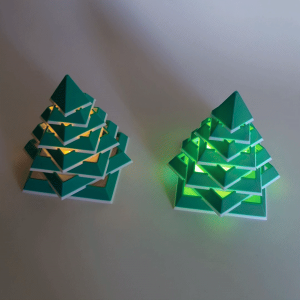 Miniatura 2 do modelo 3D Stackable Christmas tree