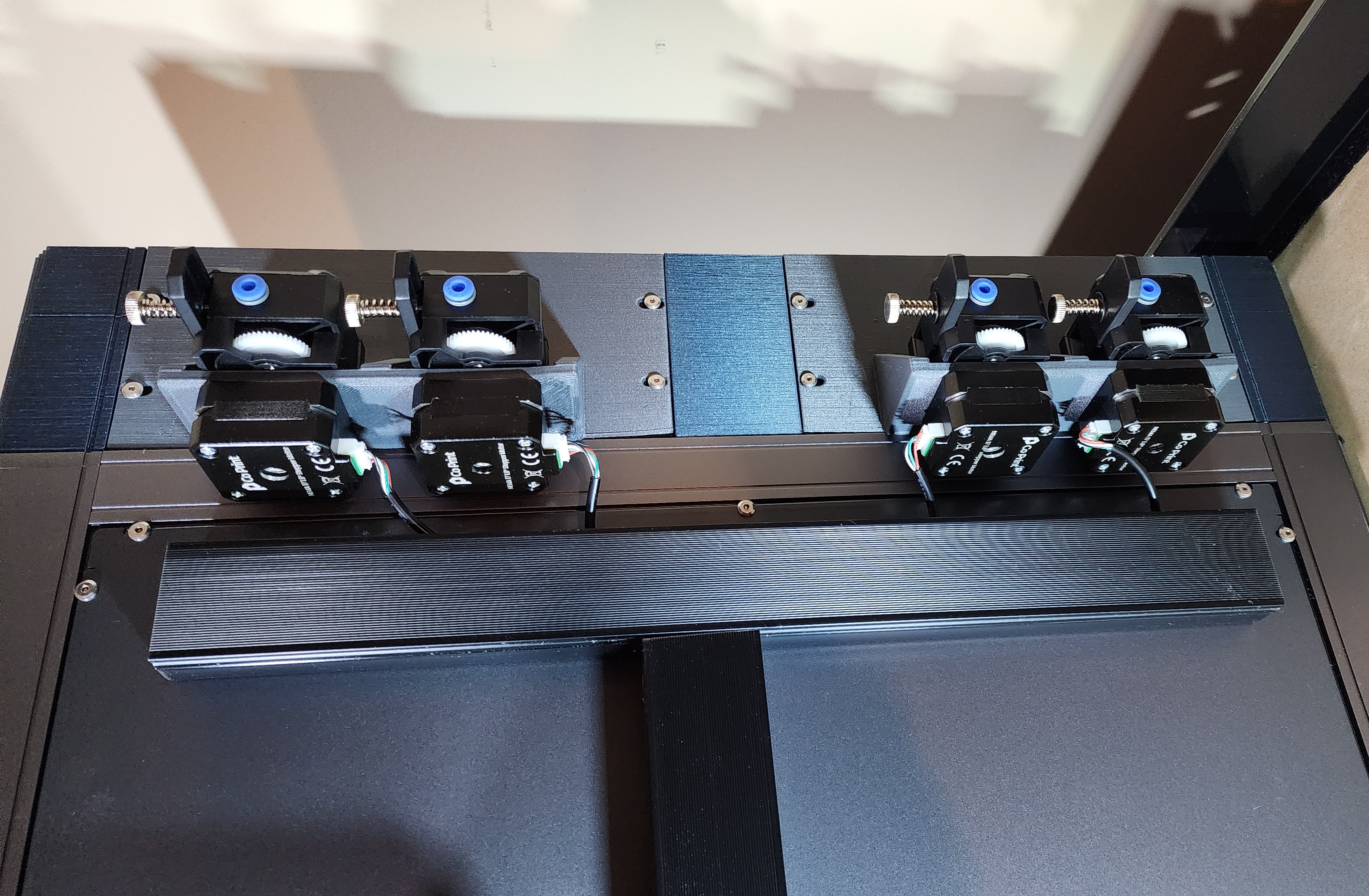 Multiple parts to allow installation of CoPrint on an SV08 Printer