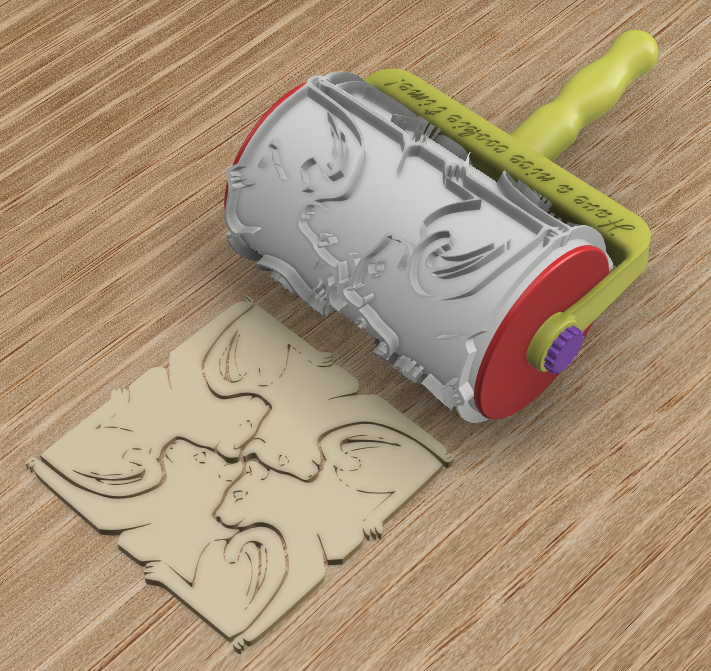 Panther or Cat Cookie Cutter Roller – Fun Multipurpose Baking Tool