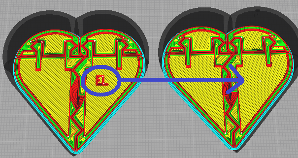 Heart without internal letters