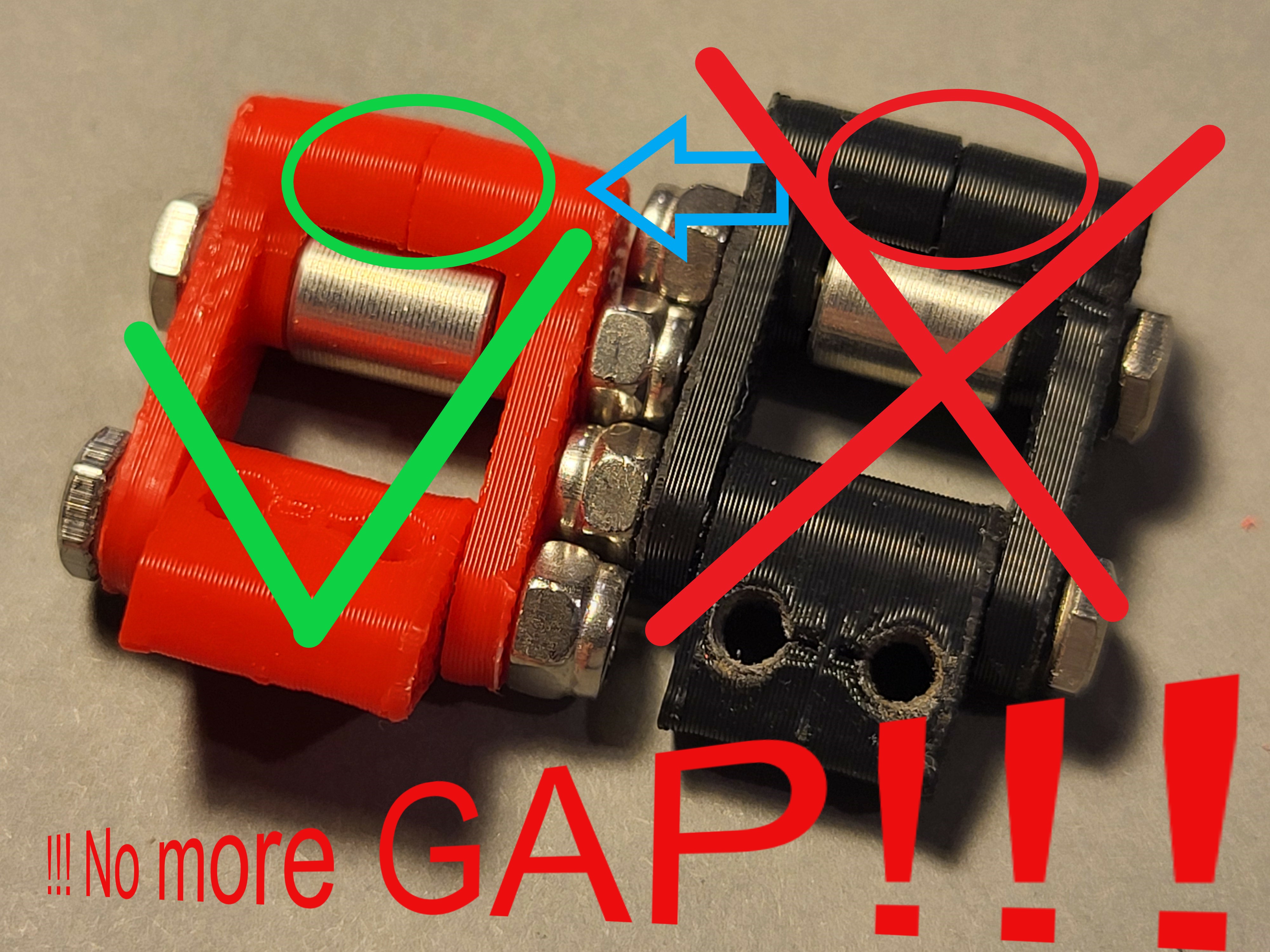 Prusa Nextruder idler-swivel-R2 with NO GAP MOD