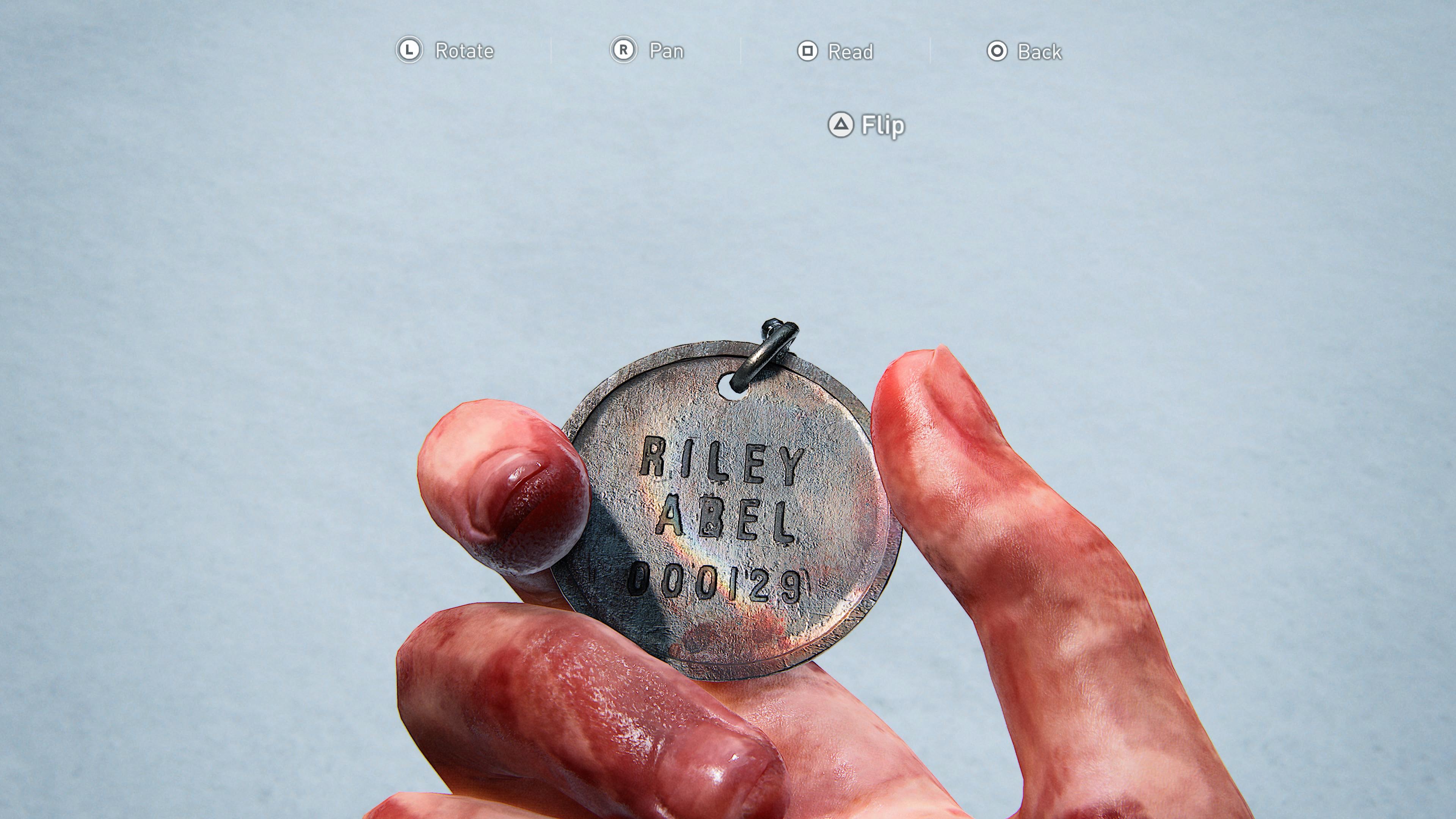 TLOU - Firefly Riley Abel's Pendant