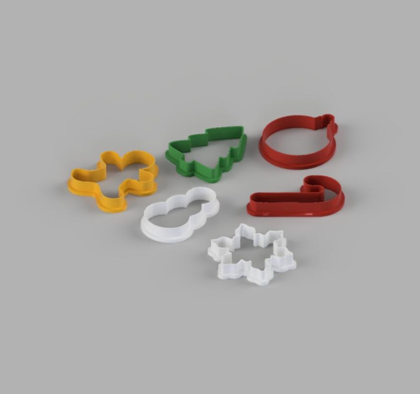 Christmas Themed Cookie Cutters