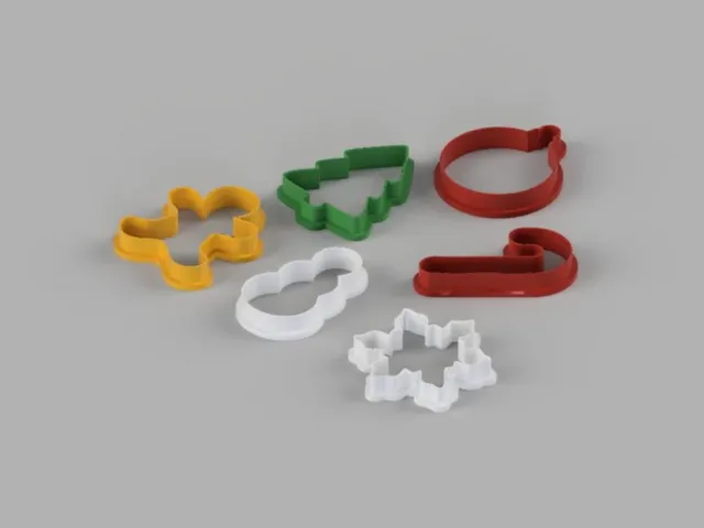 Christmas Themed Cookie Cutters
