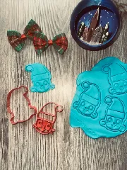 Christmas Pandi Gabby Cookie Cutter