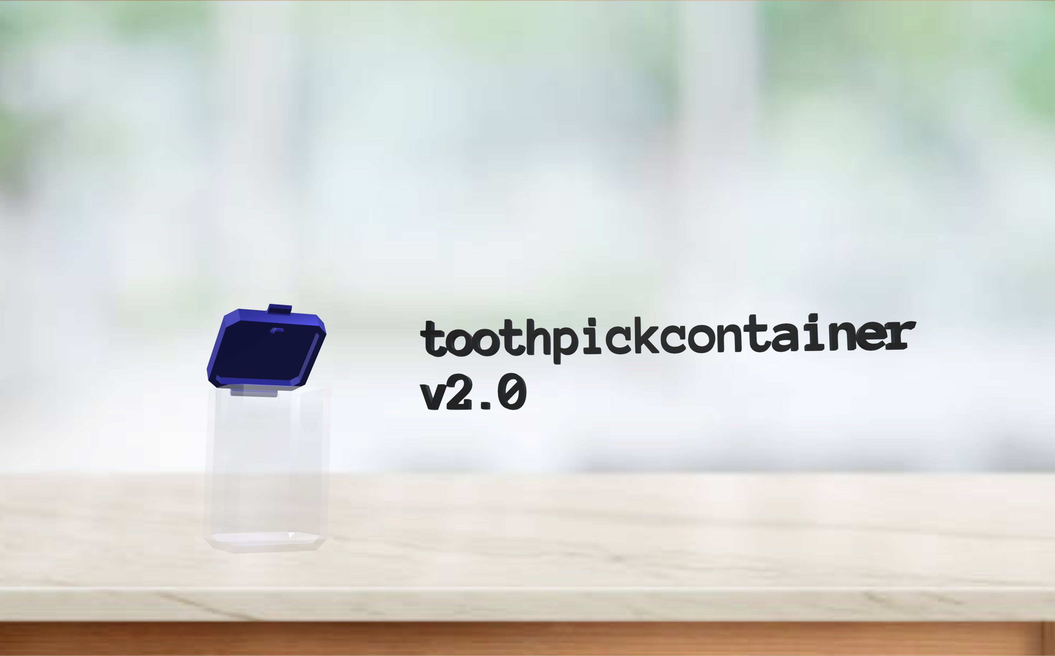 Toothpick Container V2.0!