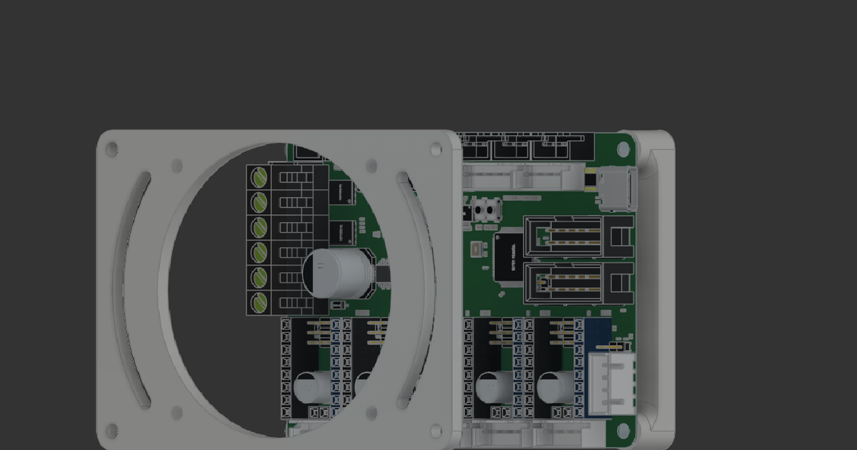Mellow Fly D5 Din Rail support by Mikro CNC | Download free STL model ...