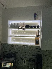 Regal mit LED