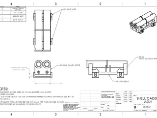 FireFly Quad Shell Caddy by Spicy Seafood | Download free STL model ...