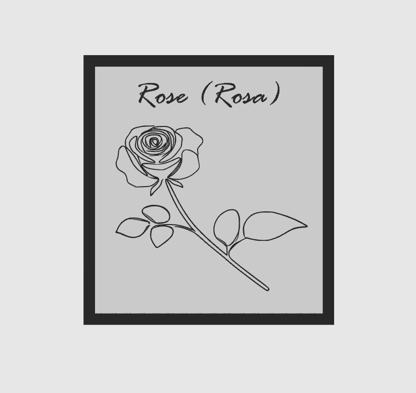3D Printed Rose - Iconic Symbol of Love and Beauty for 3D Printing