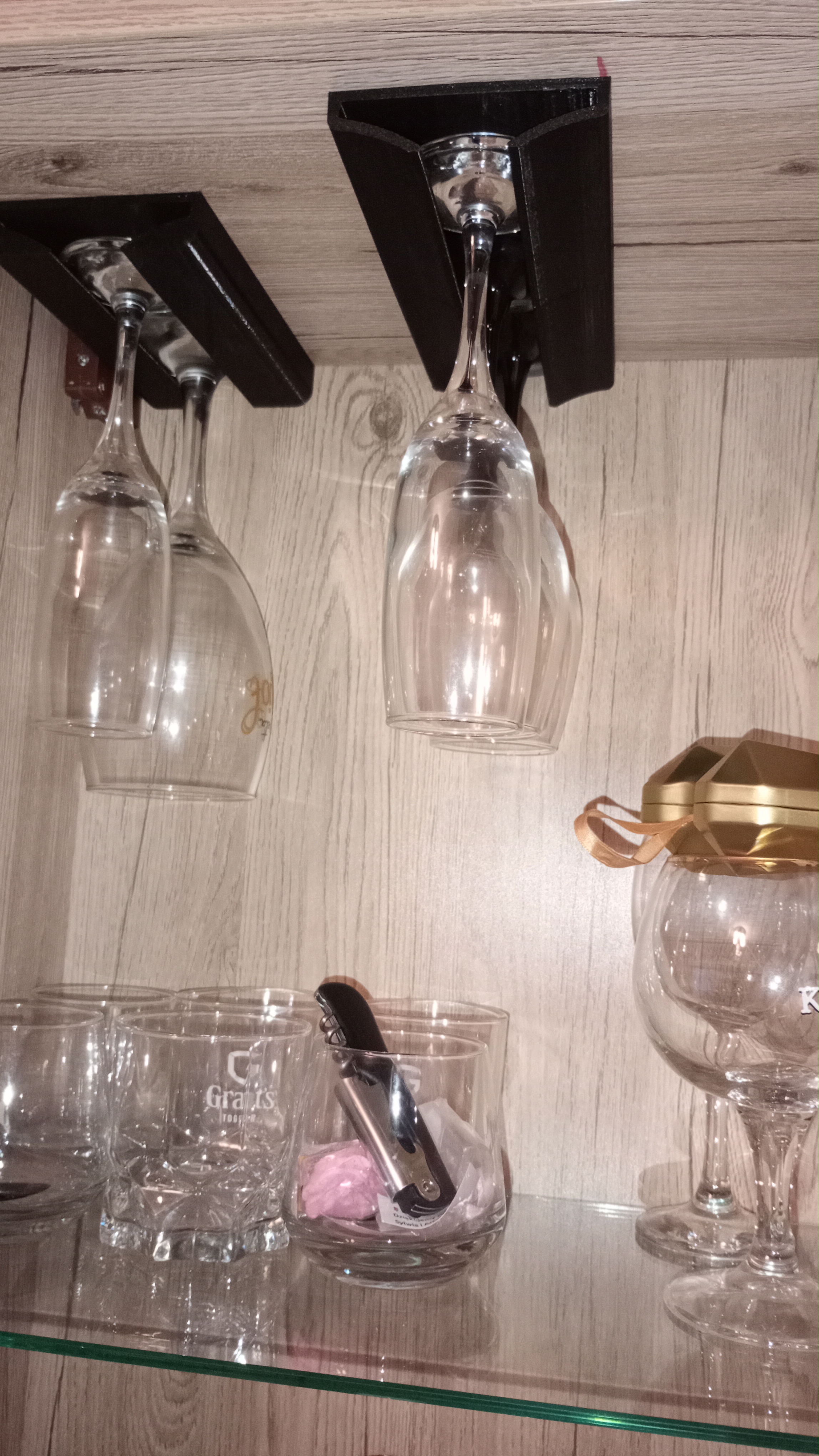 Wine glass holder