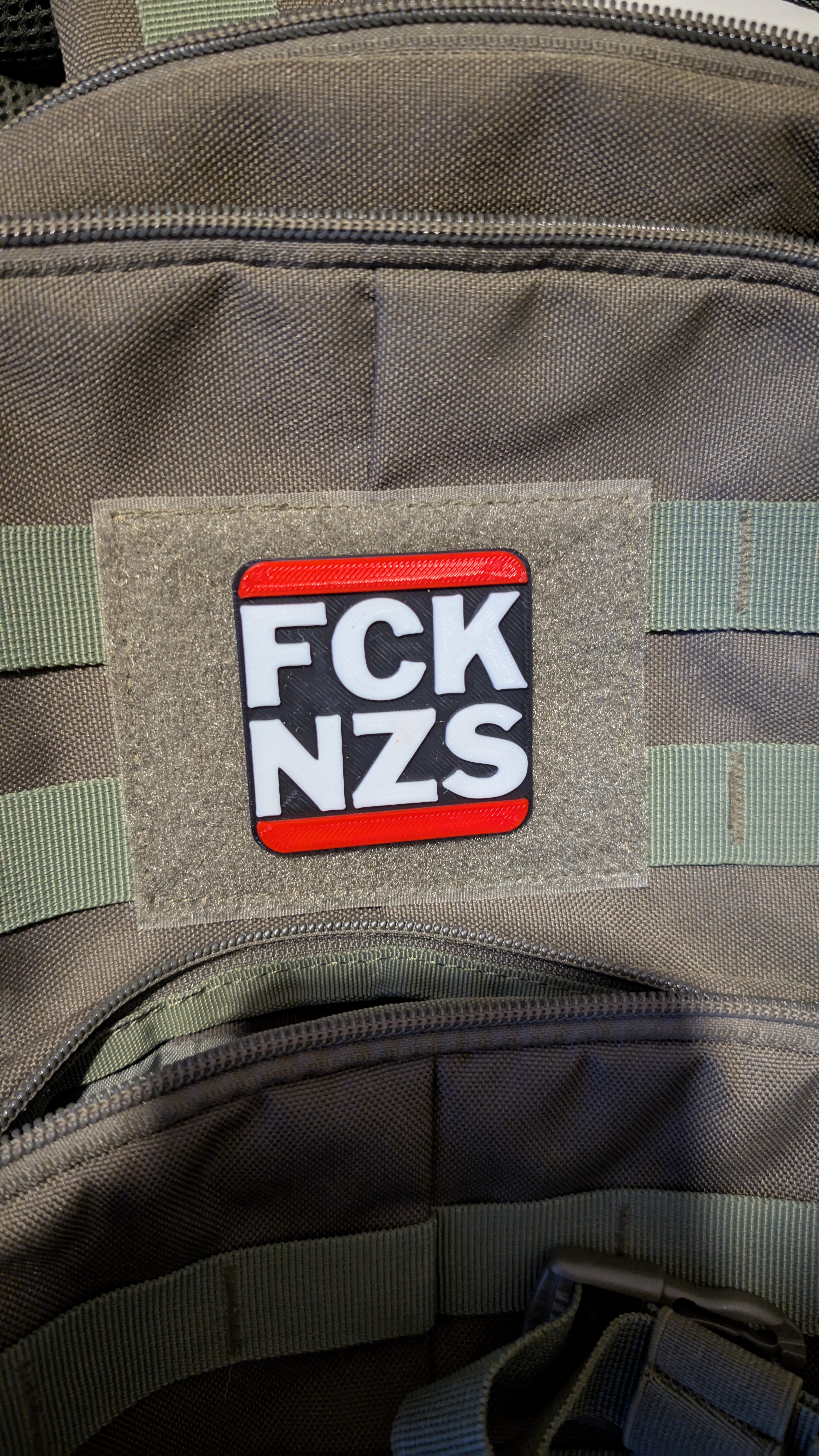 FCK NZS Backpack Patch