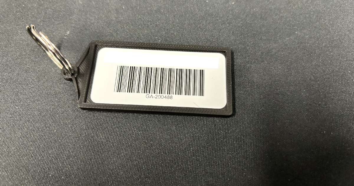 DYMO label keyring by sion | Download free STL model | Printables.com