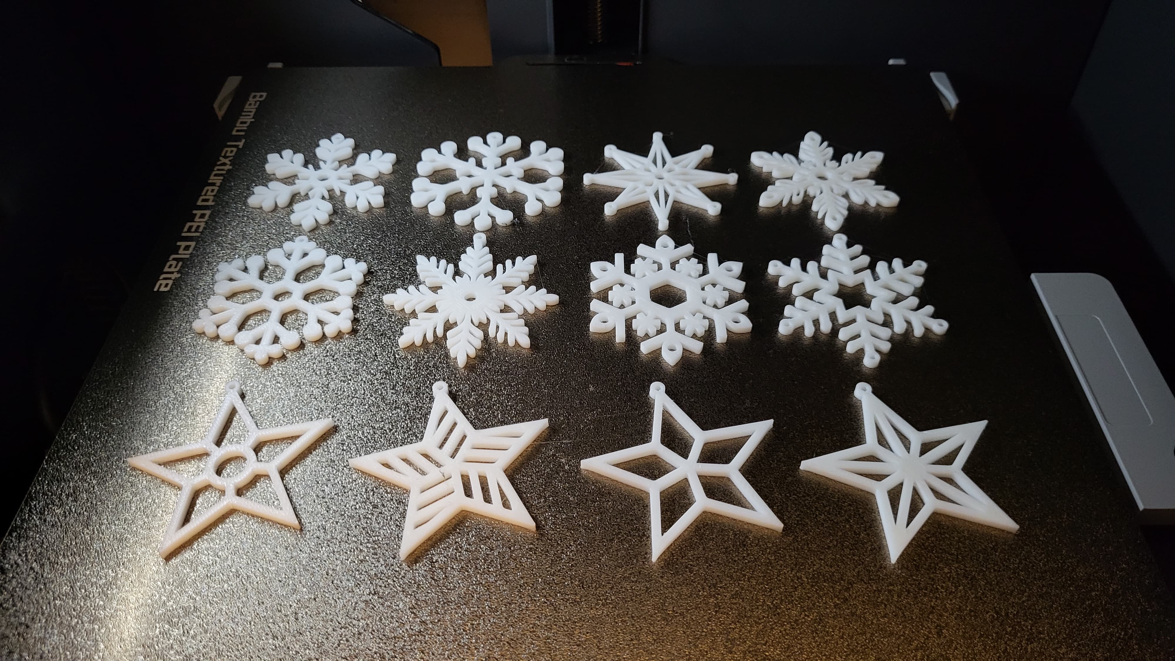 Snowflakes 2nd set for christmas tree decoration